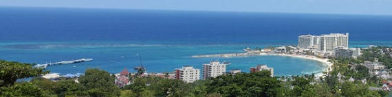 View of Ocho Rios Town